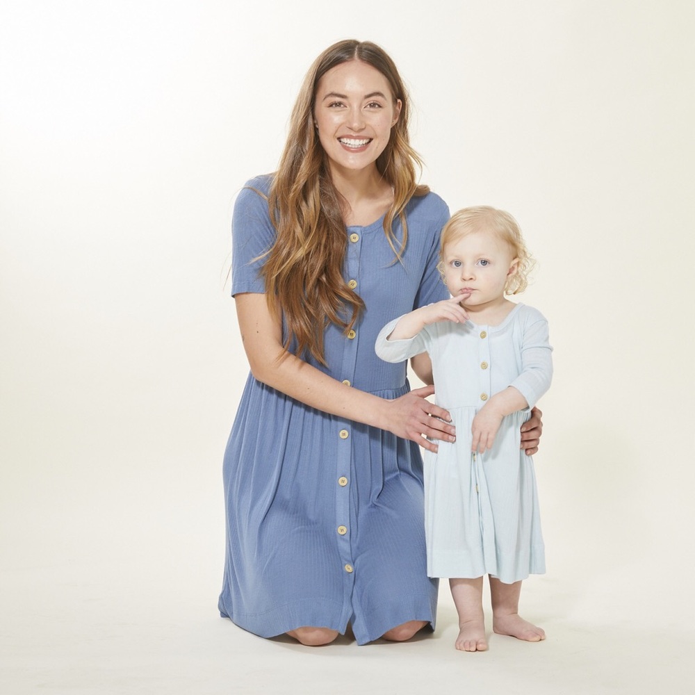 Kate Quinn Organics Soft Blue Dress